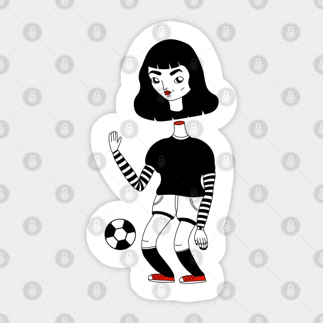 Soccer Girl Sticker by nihiliticia